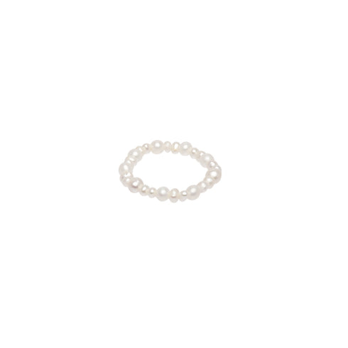 PEARL BAND PINKY RING
